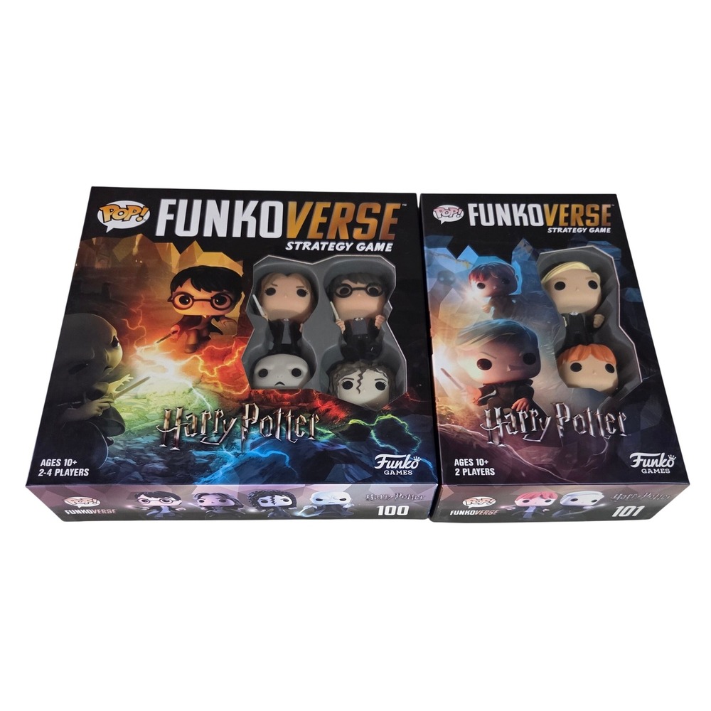 Funko Funkoverse Strategy Game Harry Potter 100 & 101 Expansion Set Bundle